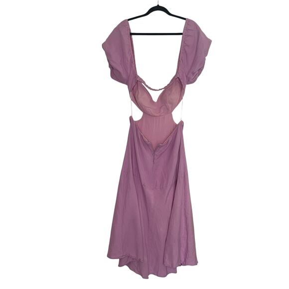 Astr Women's Midi Dress in Lavender - Picture 2 of 7